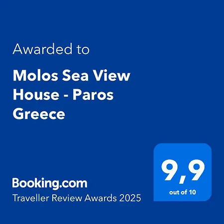 Molos Sea View House - Paros Greece Vakantiehuis Molos (Paros)